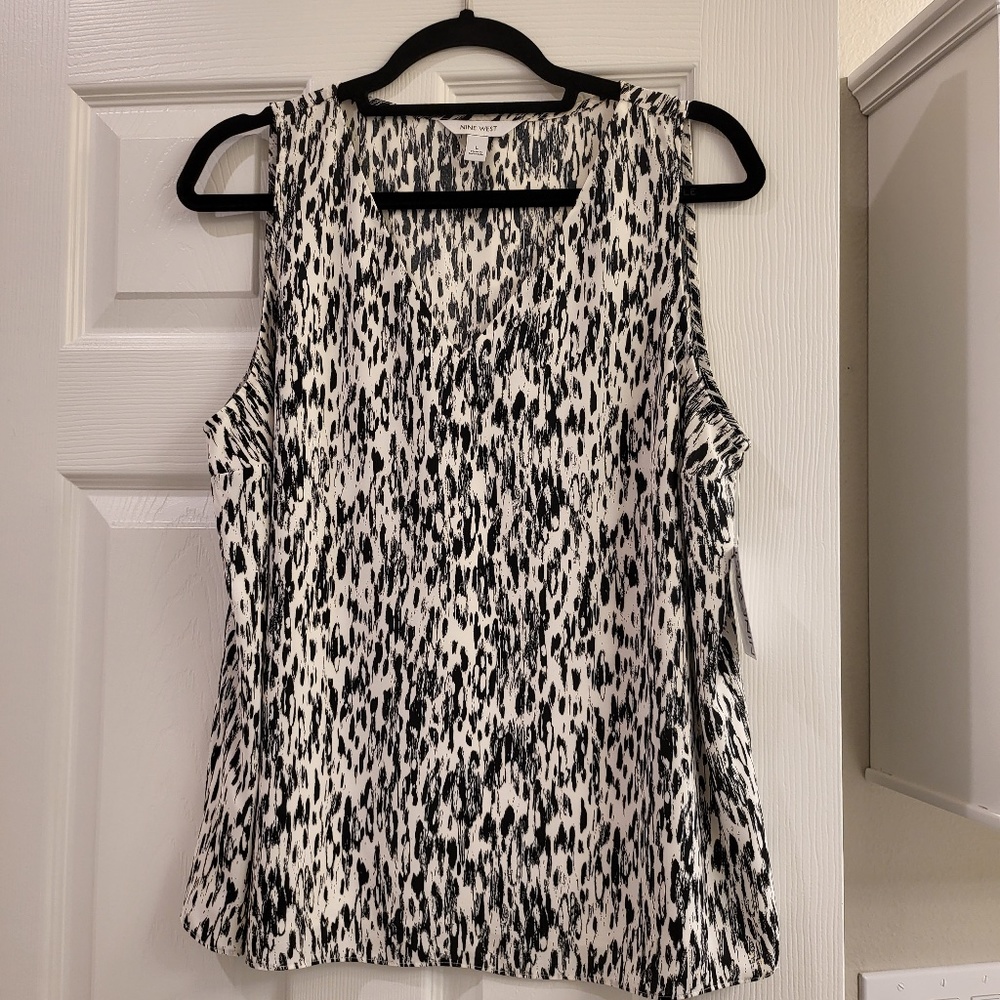 Nine West Shell Black and White